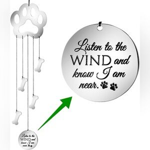 🐾 DOG MEMORIAL WIND CHIME 🐾